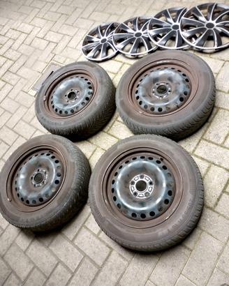 4 cerchi in ferro per C-MAX - gomme 205/55