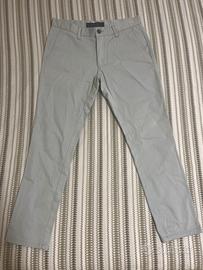 pantaloni eleganti color ghiaccio