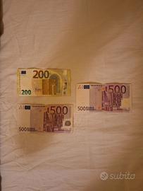 banconote 500 e 200 eur