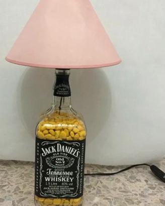 Lampada a bottiglia abat-jour jack daniels