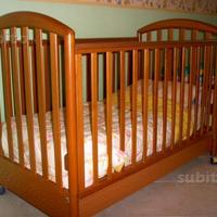 Lettino Pali in noce