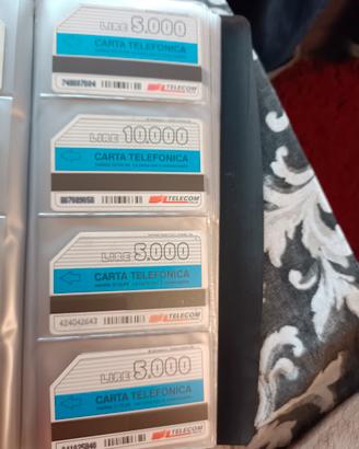 lotto n. 12 carte telefoniche 
