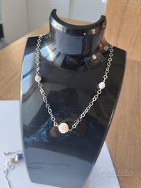 collana argento 925 con zirconi