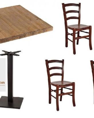 Set Tavoli e sedie ristorante pub pizzeria cod 117