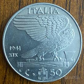 Vittorio Emanuele III 50 cent. Regno d'Italia