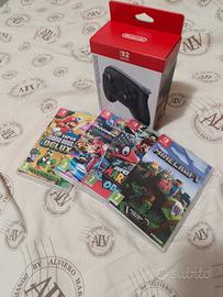 Nintendo switch 2 giochi e pro controller 