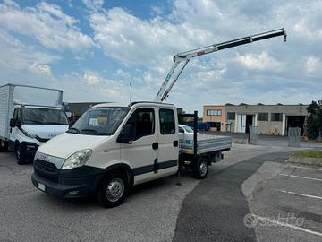 IVECO DAILY 35S11 DOKA CASSONE + GRU BONFIGLIOLI P