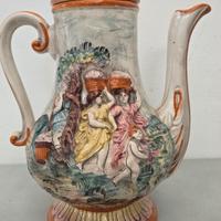 Vaso ceramica Capodimonte grande