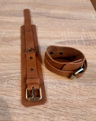 manette bracciali di pelle