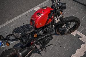 125 caffè racer Qj motor