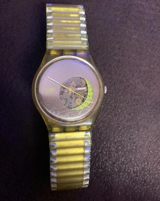 Orologio Swatch numerato 6549 meccanismo visibile