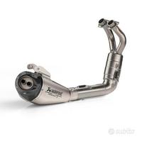 scarico akrapovic completo yamaha tracer 7