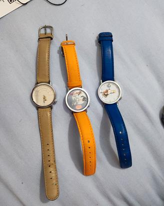 set 3 orologi Akteo vintage 