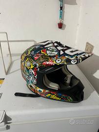 Casco cross più maschera