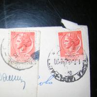 francobolli 10 lire del 1955