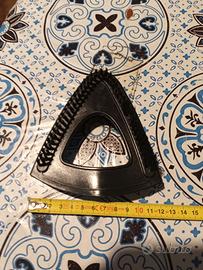 Ricambio aspirapolvere di forma triangolare nero