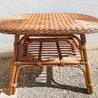 Tavolino in vimini