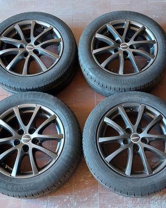 4 cerchi Borbet 16 pollici 5x114,3 usati