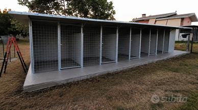 Box per cani in isopan  e ferro zincato 