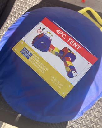 Tenda tunnel gioco bambini