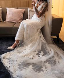 Abito da sposa + velo