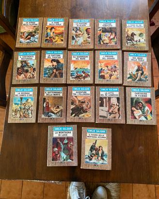 17 Volumi Gabbiano Editore Anno 1966 E. Salgari