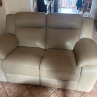 Divano PoltroneSofa vera pelle