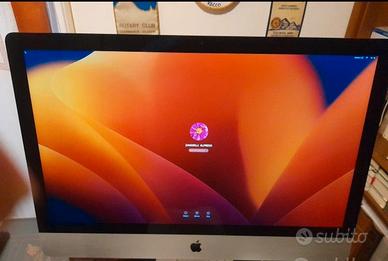 2017 APPLE IMAC 27/3.4QC/8gb/1TB-  Come nuovo
