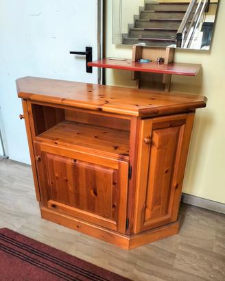 mobile console per ingresso in legno