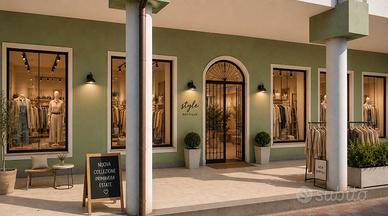 Locale commerciale in centro con spazio esterno