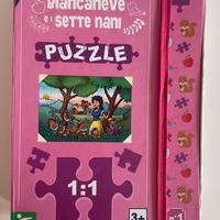 PUZZLE BIANCANEVE E I 7 NANI