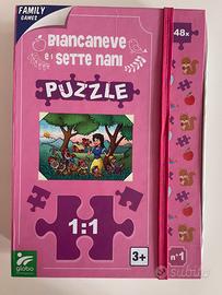 PUZZLE BIANCANEVE E I 7 NANI