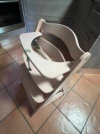 Seggiolone pappa Hauck rosa