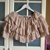 Camicetta con volant