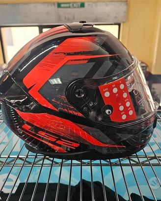Casco integrale ls2 stream II FF808 fury black red
