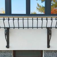 Fioriera in ferro battuto