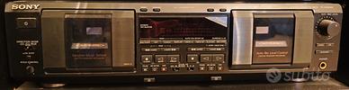 Doppia piastra cassette Sony tc we 8355