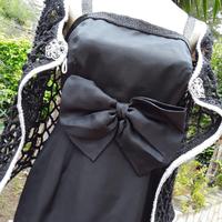 Black ceremony outfit abito tubino nero cerimonia