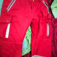 Pantaloni alta visibilità rossi