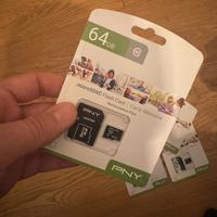 Micro SD 64 Gb PNY nuova