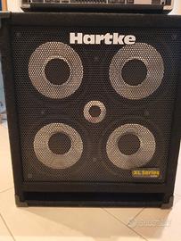 amplificatore per basso testata e cassa Hartke