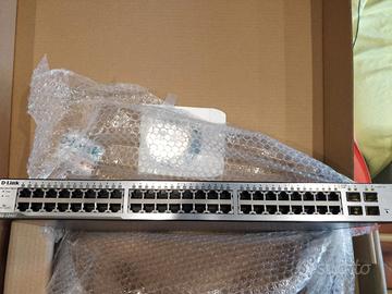 NUOVO - Switch D-Link DGS-1248T Gigabit Smart 48 P