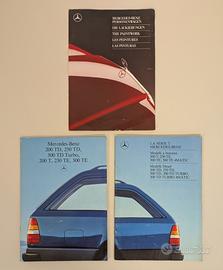 Mercedes-Benz - W124 Serie T - Tre Cataloghi