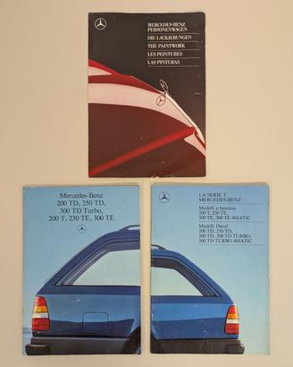Mercedes-Benz - W124 Serie T - Tre Cataloghi