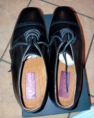 scarpe italiane cuoio 