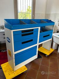 Scaffalatura allestimento da furgone scaffale