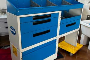 Scaffalatura allestimento da furgone scaffale