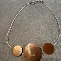 Collana Bliss in argento con diamantino