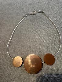 Collana Bliss in argento con diamantino