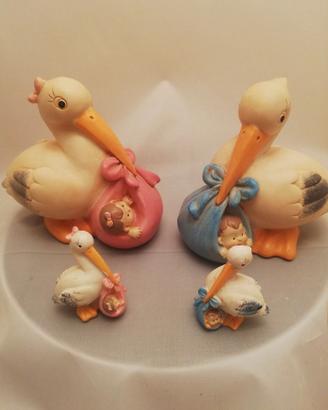 Cicogne in sue dimensione per realizzare regali